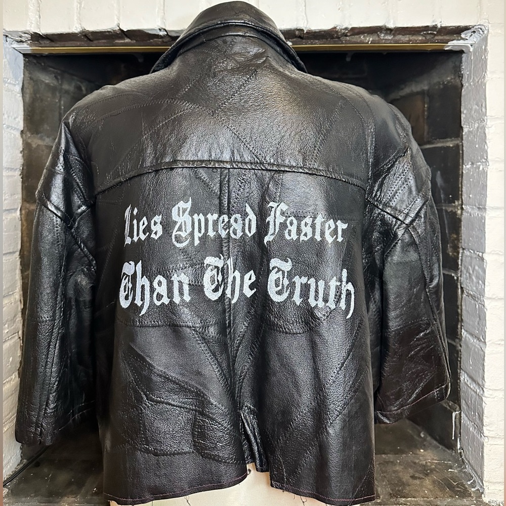 Leather Works - Repurposed Punk Leather Jacket